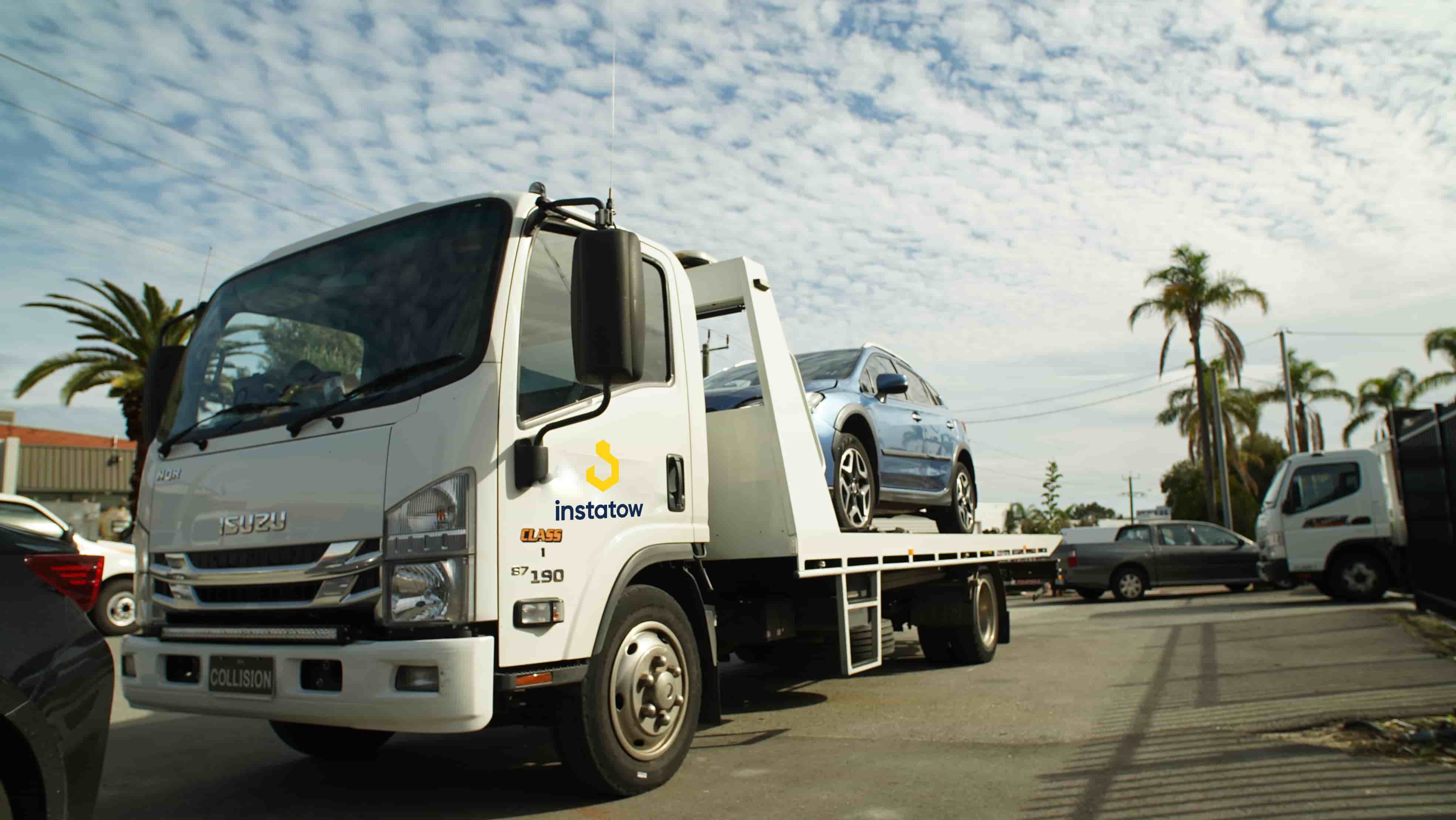 Car in a storage yard